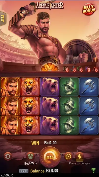 Arena Fighter interface