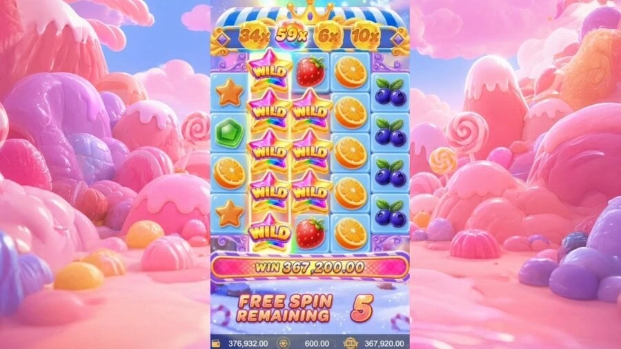 Sugar Bang 1000 base game