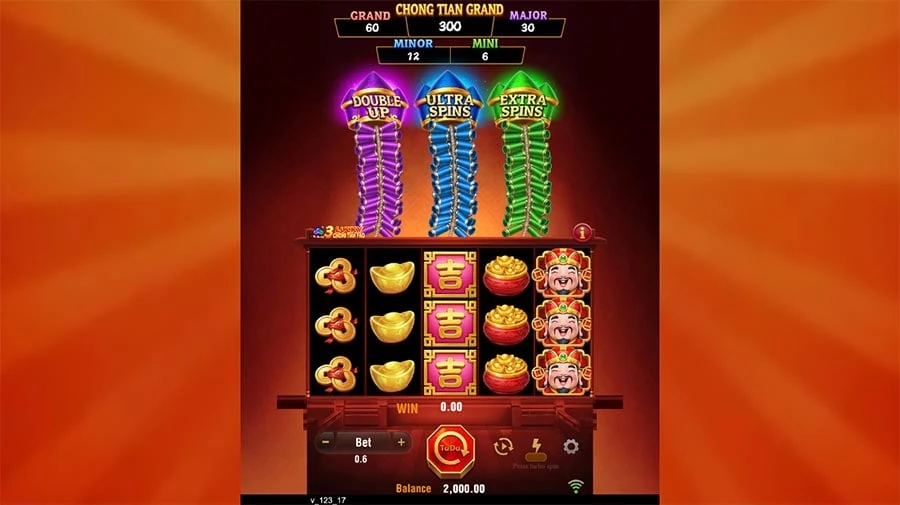 3 Lucky Chong Tian Pao base game