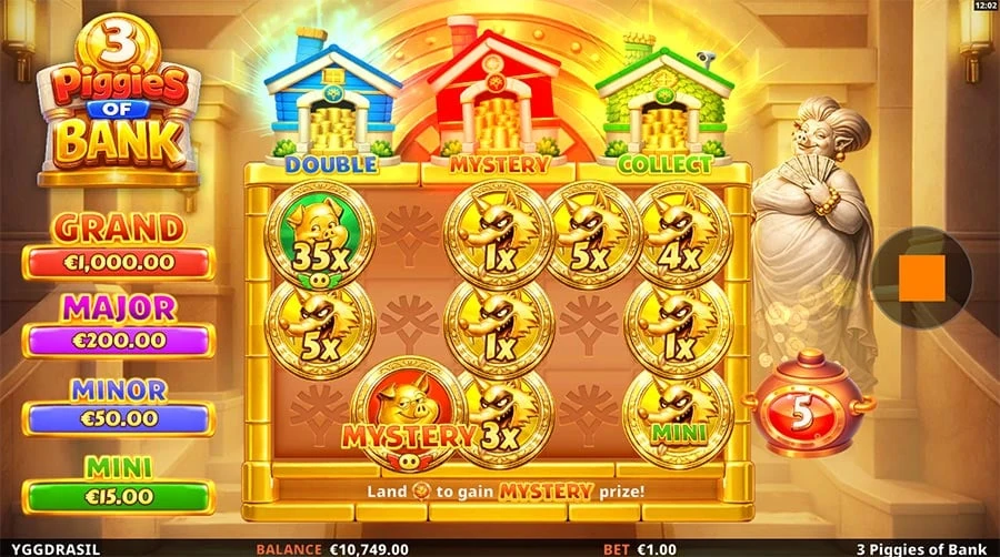 3 Piggies of Bank feature screen 2