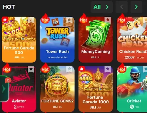 game lobby