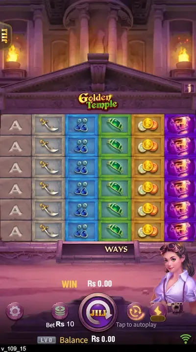 Golden Temple interface