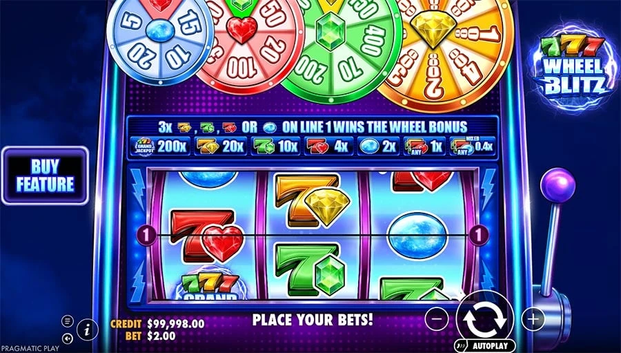777 Wheel Blitz base game