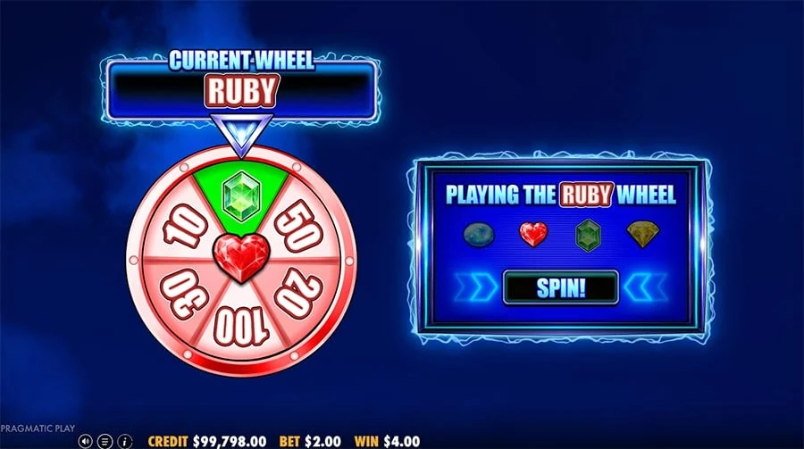 777 Wheel Blitz feature screen 2