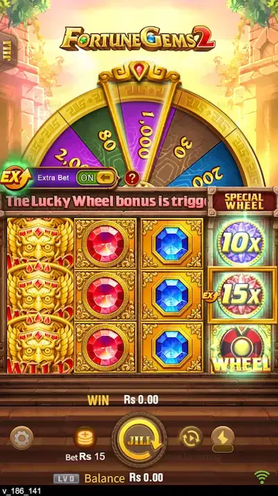 Fortune Gems 2 interface