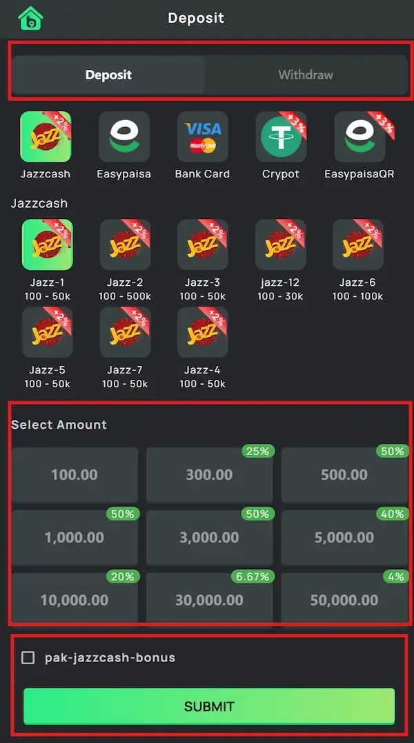 deposit&withdraw