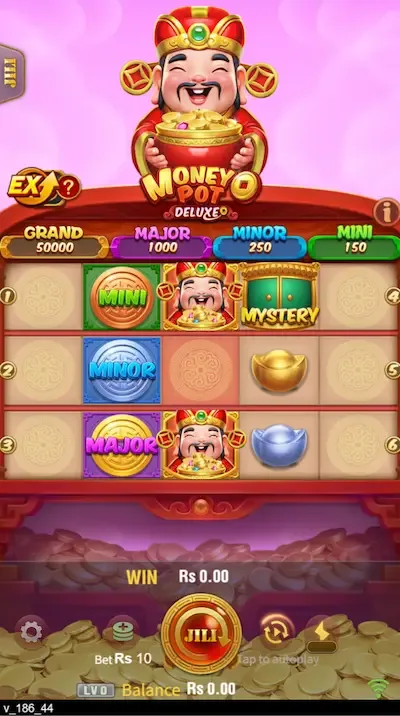 Money Pot Deluxe interface