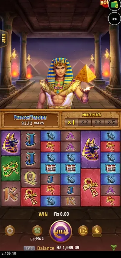 pharaoh treasure screenshot