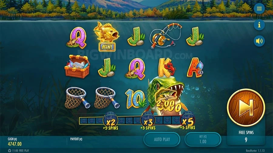 Bass Hunter feature screen 2