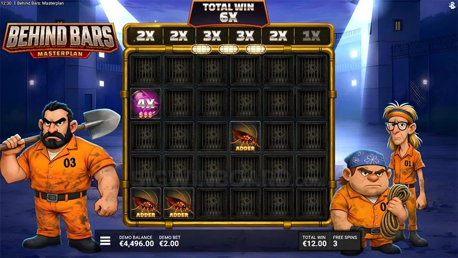 Behind Bars Masterplan feature screen 1