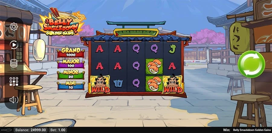 Belly Smackdown Golden Gains base game