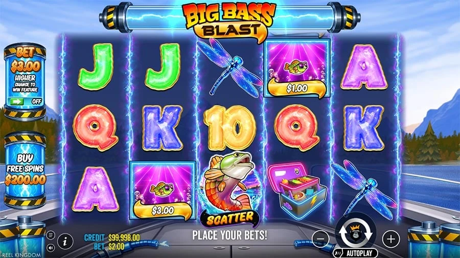 Big Bass Blast base game
