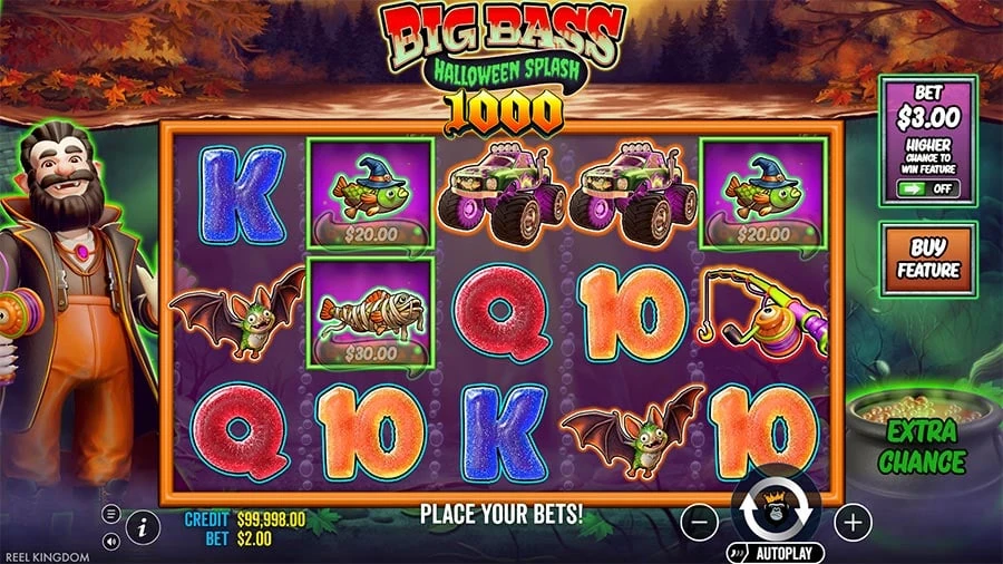 Big Bass Splash Halloween 1000 base game