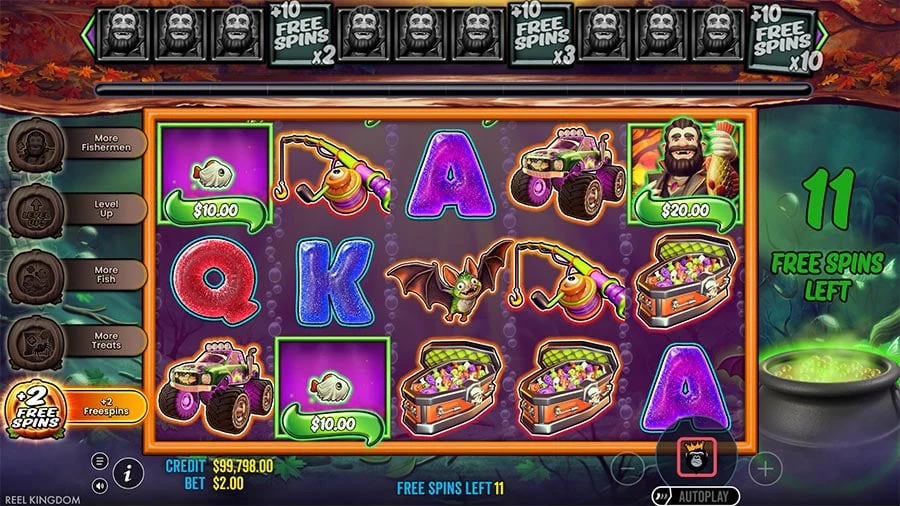 Big Bass Splash Halloween 1000 feature screen 2