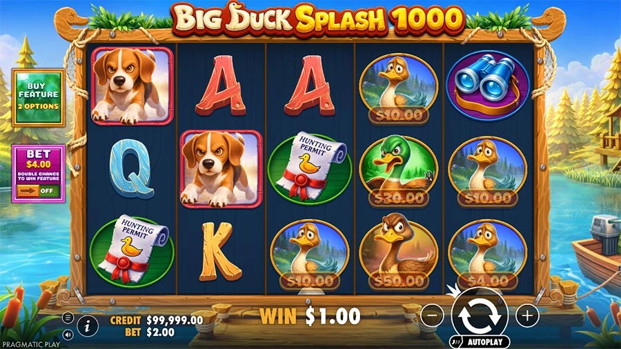 Big Duck Splash 1000 base game