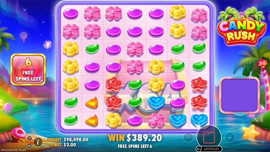Candy Rush feature screen 2
