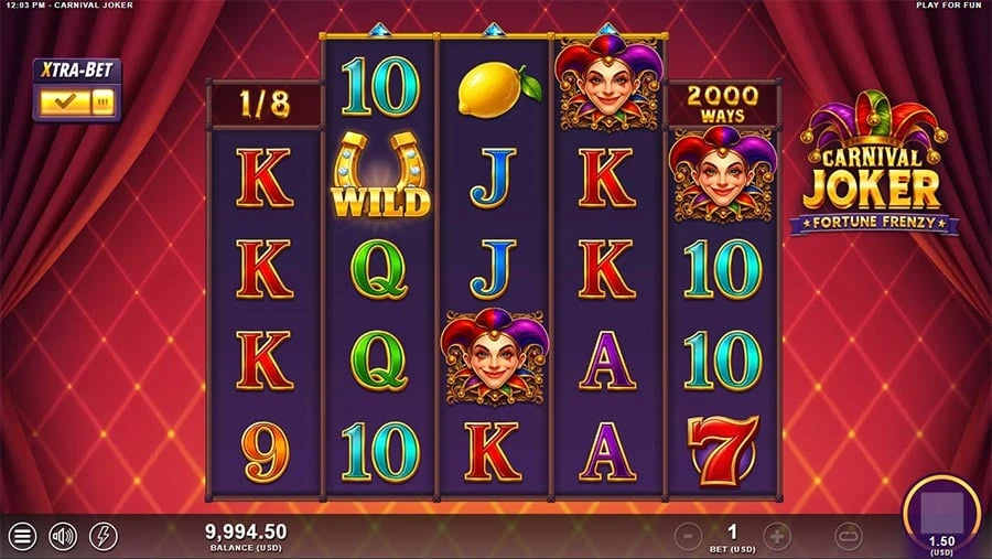 Carnival Joker feature screen 1