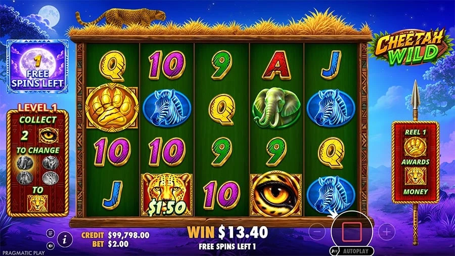 Cheetah Wild feature screen 2