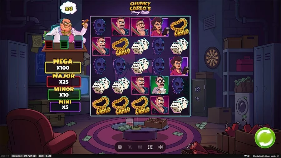 Chunky Carlo’s Money Mania base game