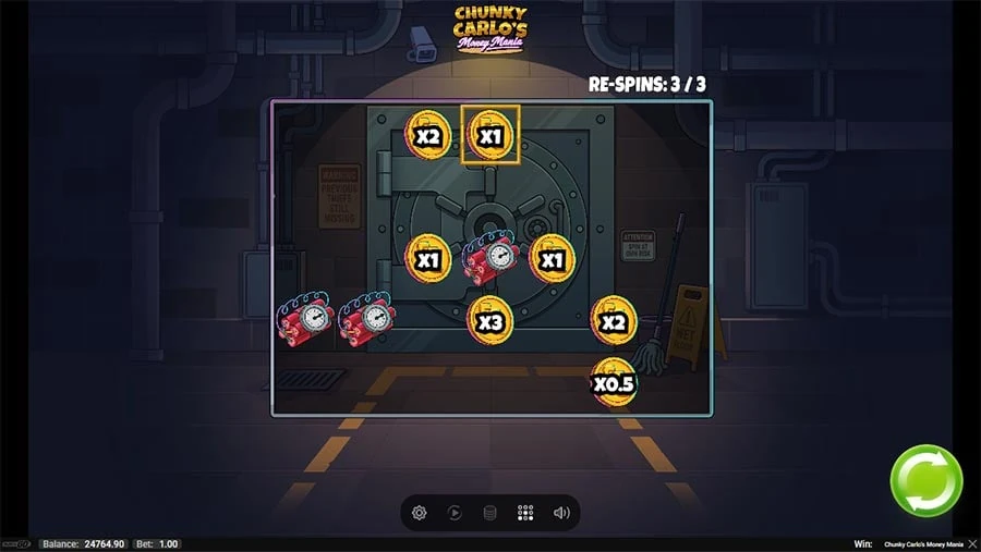 Chunky Carlo’s Money Mania feature screen 2
