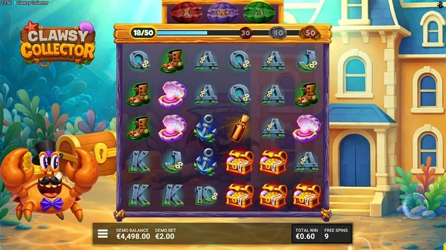 Clawsy Collector feature screen 1