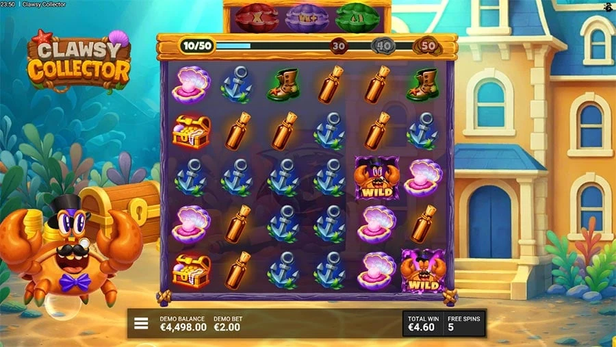 Clawsy Collector feature screen 2