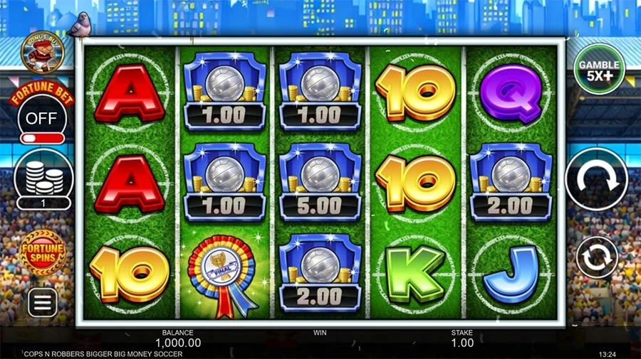 Cops ‘n’ Robbers Bigger Big Money Soccer base game