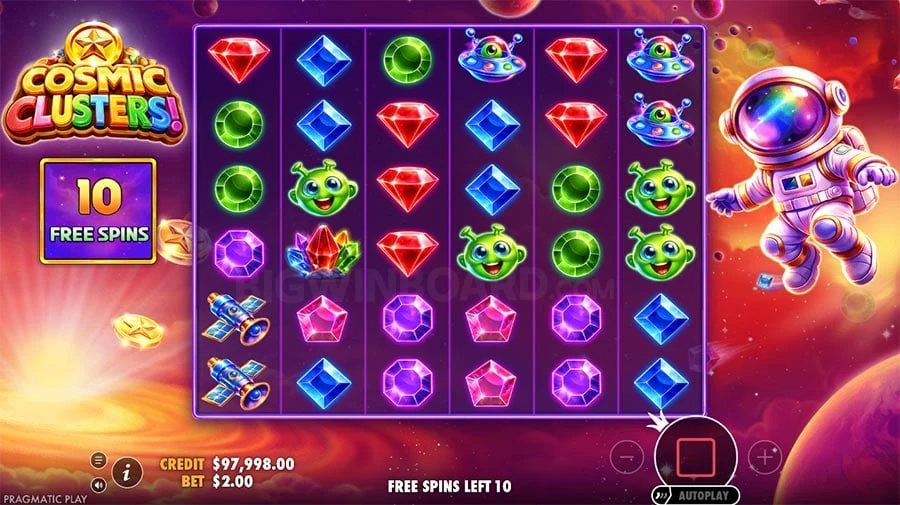 Cosmic Clusters feature screen 1