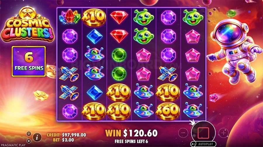 Cosmic Clusters feature screen 2