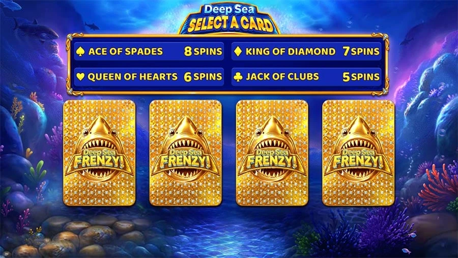 Deep Sea Frenzy feature screen 1