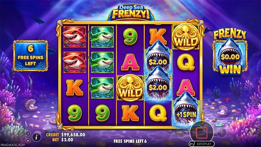 Deep Sea Frenzy feature screen 2