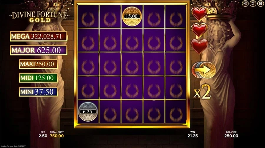 Divine Fortune Gold feature screen 1
