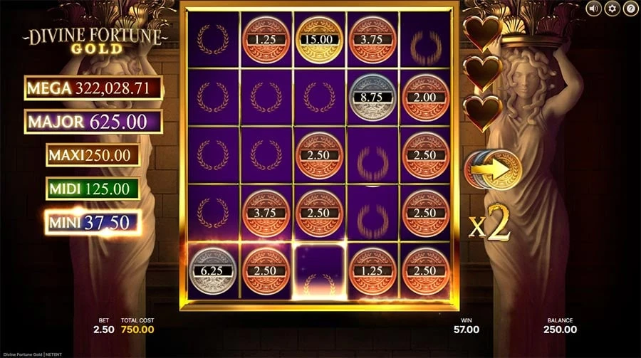 Divine Fortune Gold feature screen 2