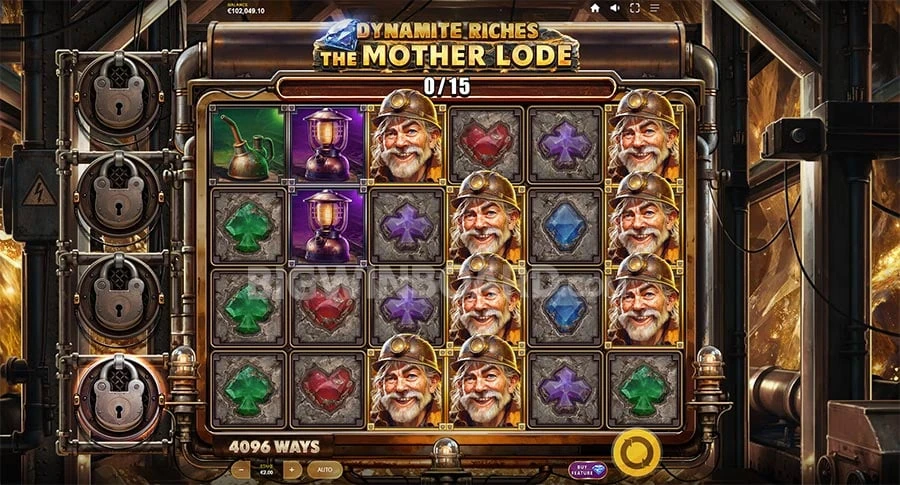Dynamite Riches The Mother Lode feature screen 1