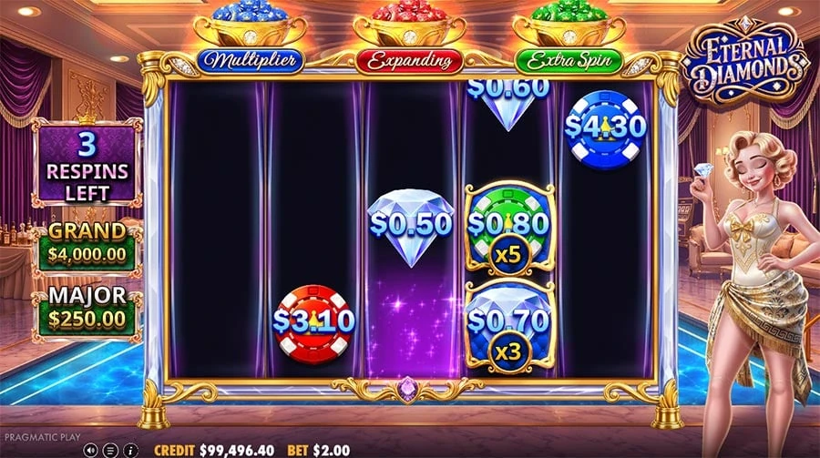 Eternal Diamonds feature screen 1