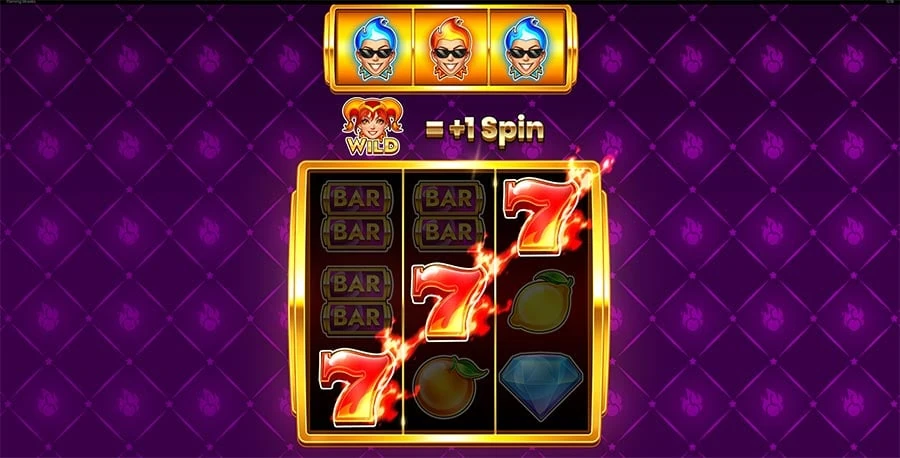 Flaming Streaks feature screen 2