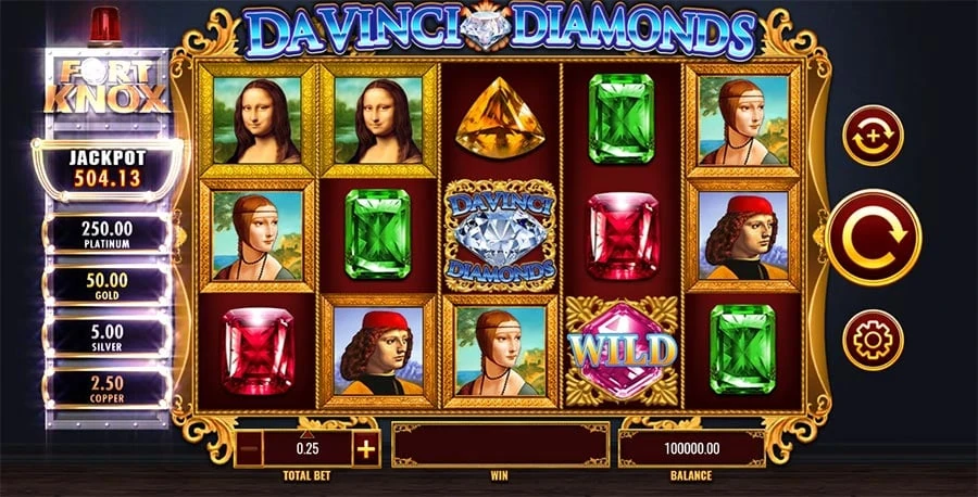 Fort Knox Da Vinci Diamonds base game