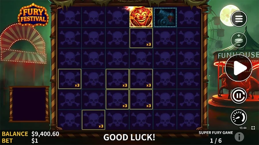 Fury Festival feature screen 1