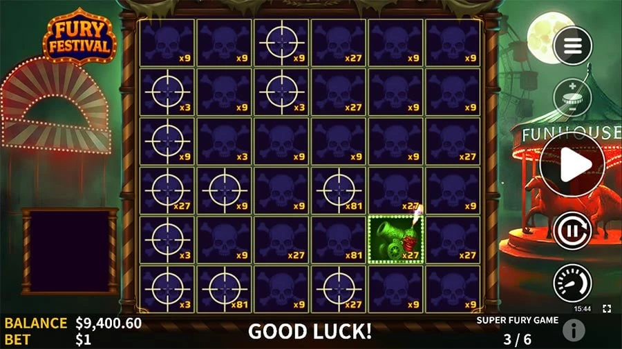 Fury Festival feature screen 2