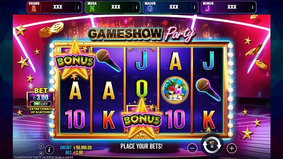 Gameshow Party Jackpot base game