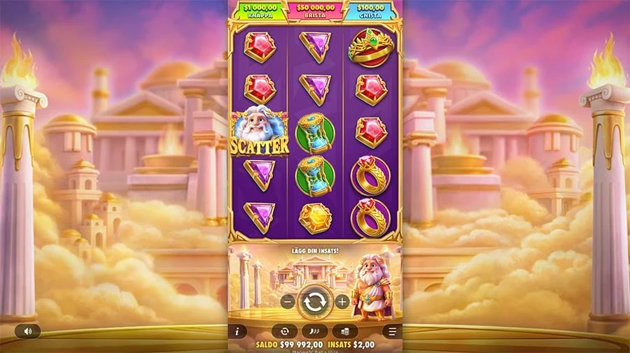 Gates of Olympus POP feature screen 1