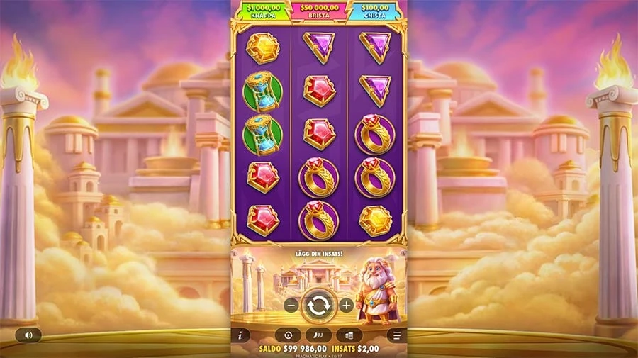 Gates of Olympus POP feature screen 2