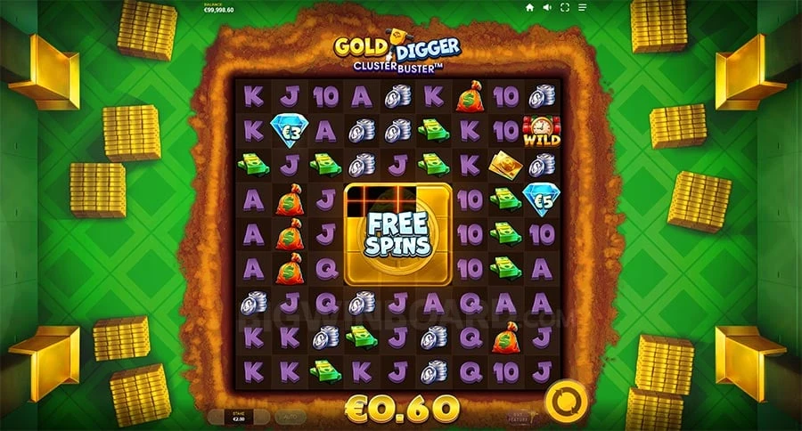 Gold Digger Clusterbuster feature screen 1