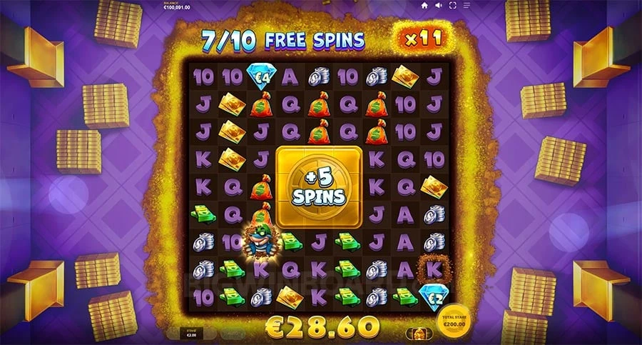 Gold Digger Clusterbuster feature screen 2