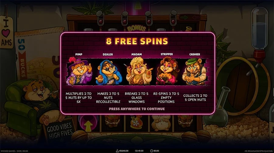 Hamsterdam feature screen 1