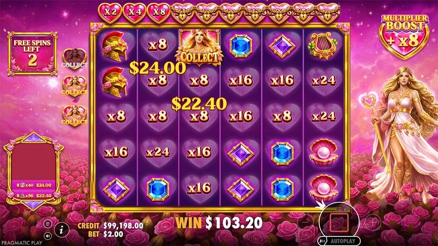 Hearts of Venus feature screen 2