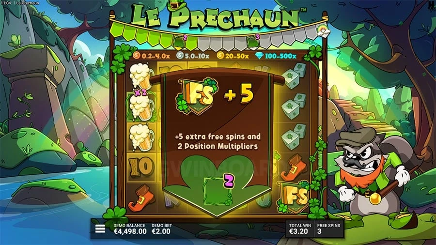 Le Prechaun feature screen 2
