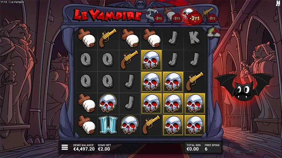 Le Vampire feature screen 1