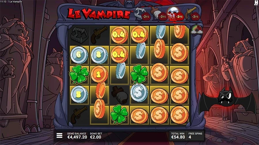 Le Vampire feature screen 2