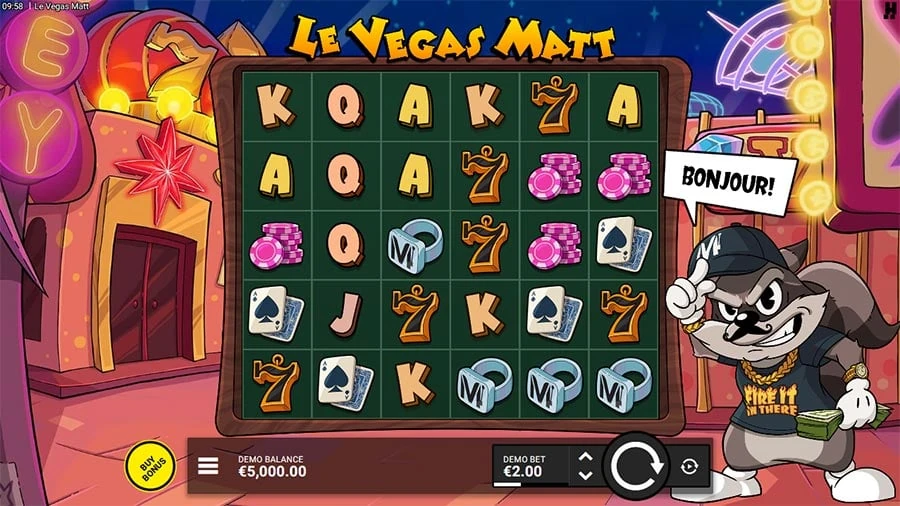 Le Vegas Matt base game